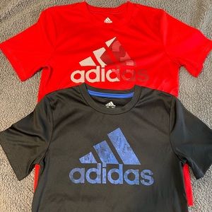 Lot of two boys adidas t-shirts. Size medium. Good condition.